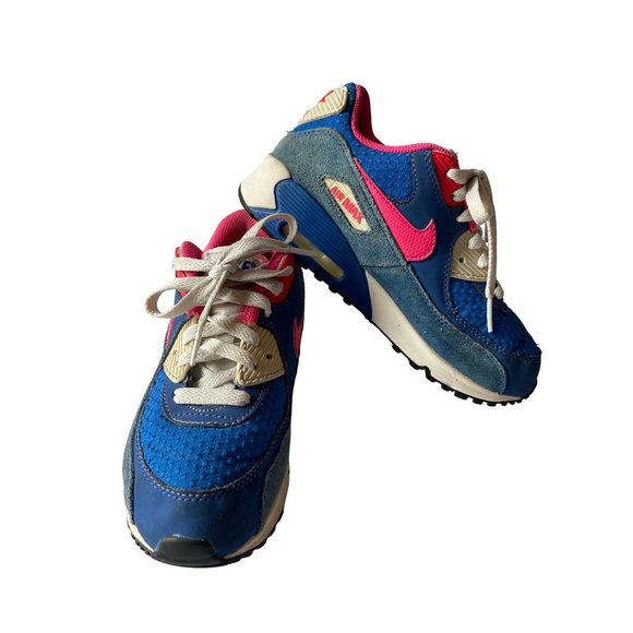 Nike Air Max Other - Nike Air Max 2014 3450-18-121 Shoes Blue and Pink Size Youth 2.5